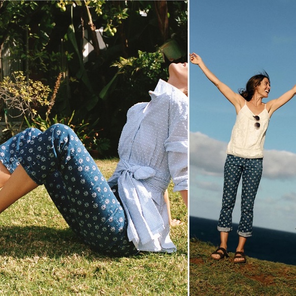 Anthropologie Pilcro Embroidered High-Rise Cropped Bootcut Jeans - Picture 3 of 16